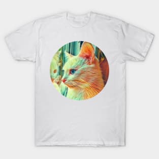 Frisky floppy cat T-Shirt